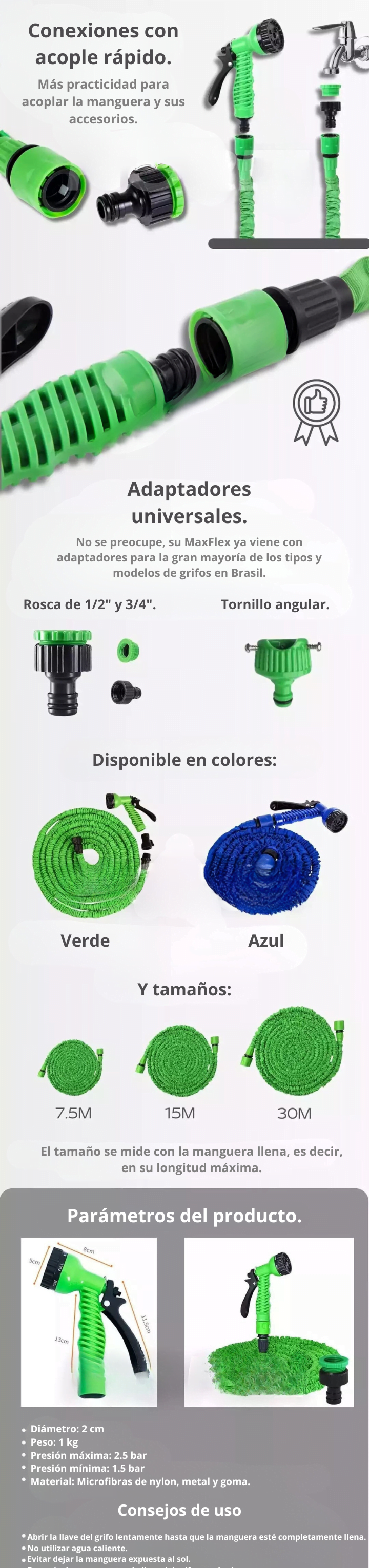 Manguera de microfibra expandible de alta presión 14 2 bb43aafd acf2 403c a4d7 8cb81f1d41fe