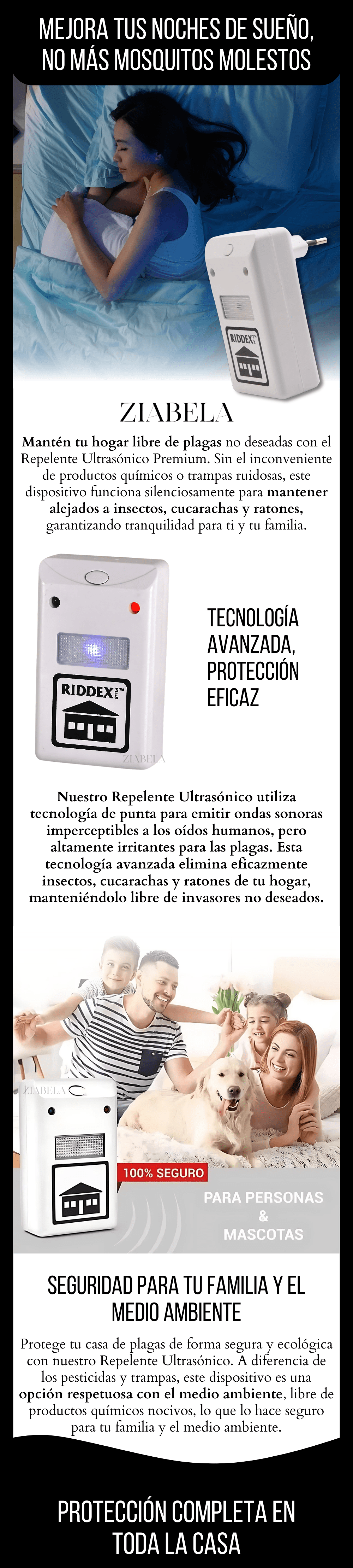 𝗥epelente 𝗨ltrasonico para 𝗣lagas 21 LP 18 Copia