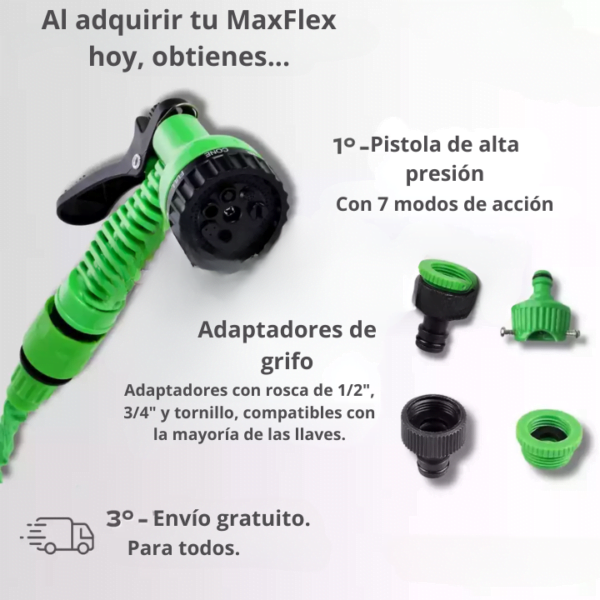Mangueira Expandible Microfibra de Alta Presion MAXFLEX 1