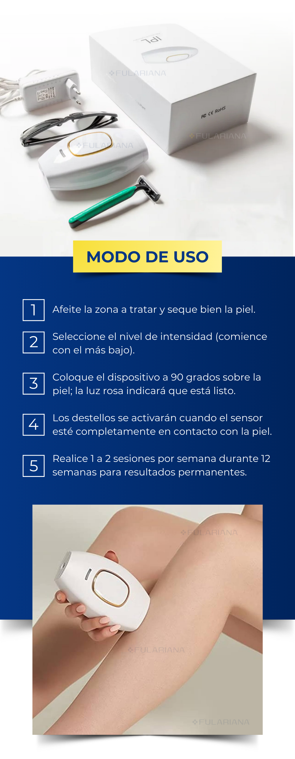 2 LP DEPILADOR LASER VICENTE