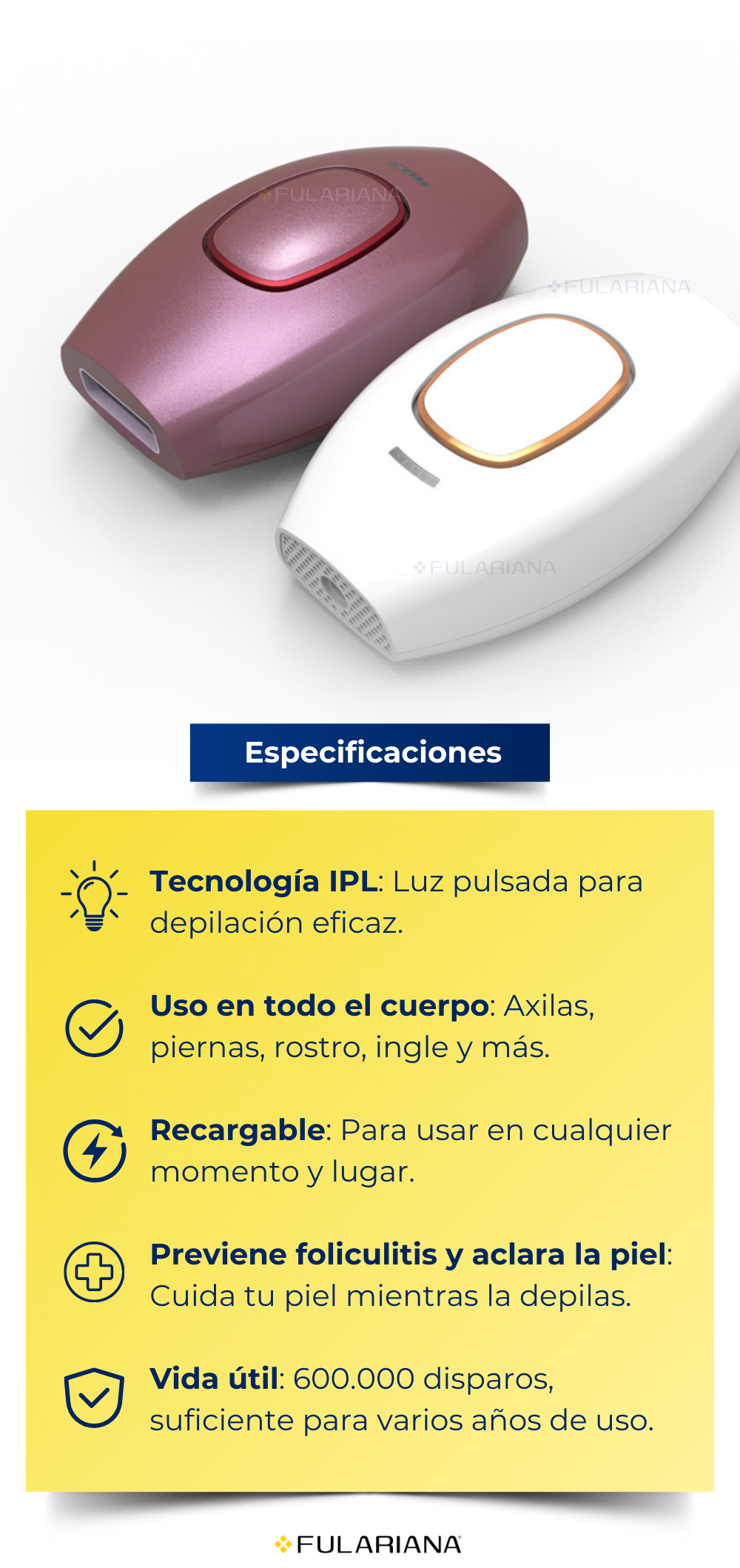 3 LP DEPILADOR LASER VICENTE