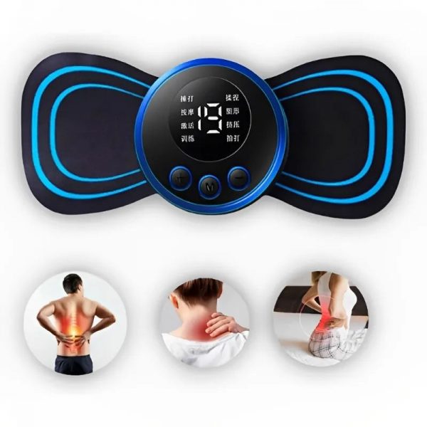 Mini Massageador EMS Estimulador El trico De Pesco o Port til Para Al vio Da Dor jpeg