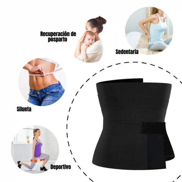 cinturilla enrollable reloj de arena fajas simone body wear 938039603