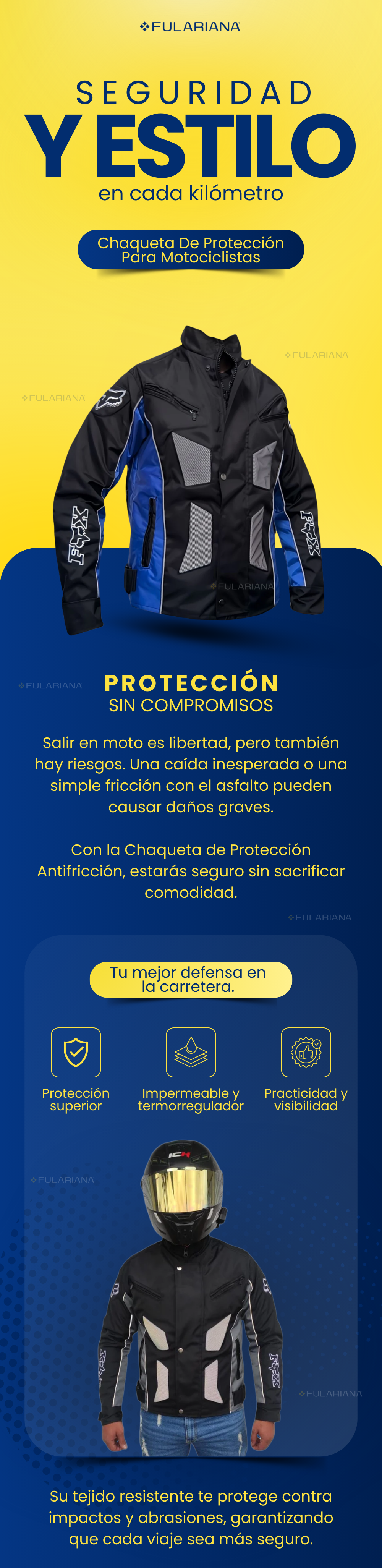 1 LP CHAQUETA DE PROTECCION VICENTE
