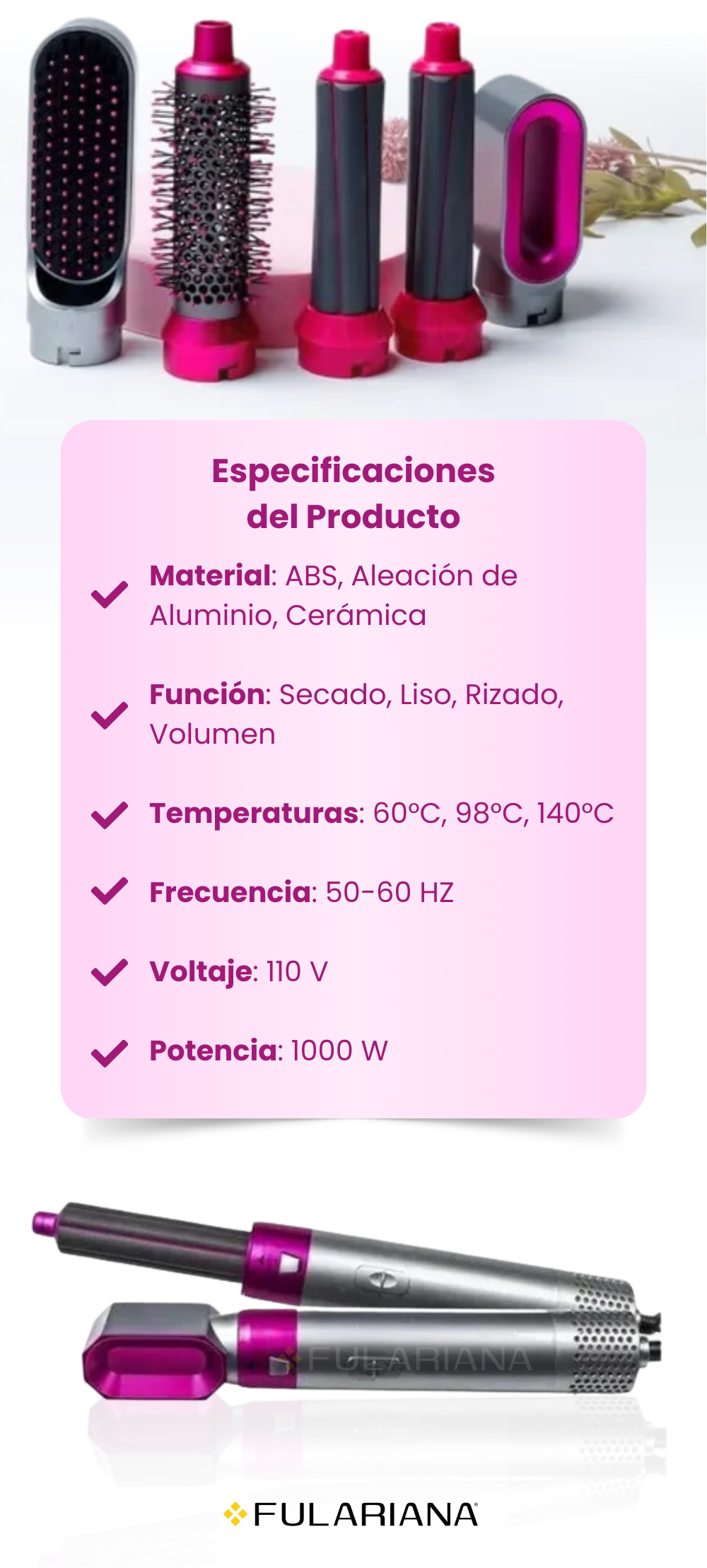 3 LP CEPILLO SECADOR VICENTE