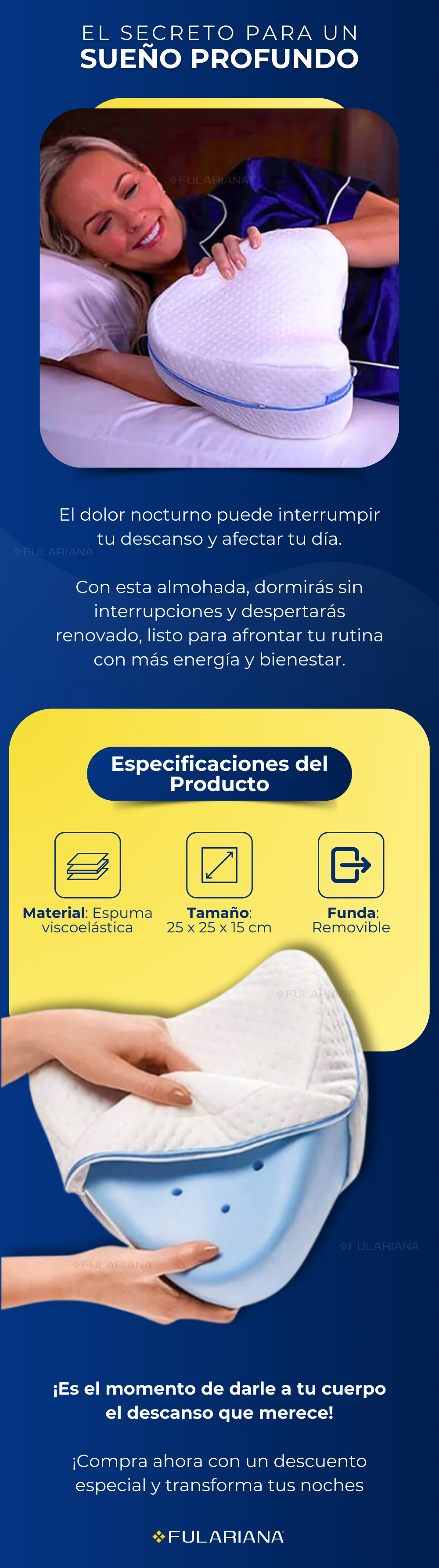 2 LP ALMOHADA ORTOPEDICA VICENTE