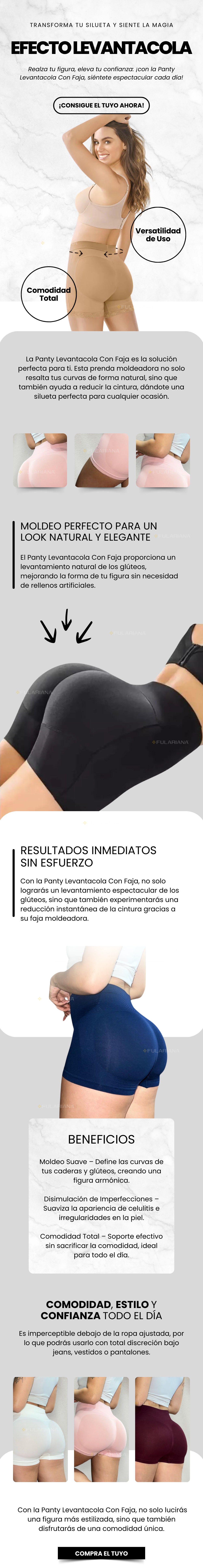 Panty Levantacola Con Faja 7 LP PANTY LEVANTACOLA VICENTE 2