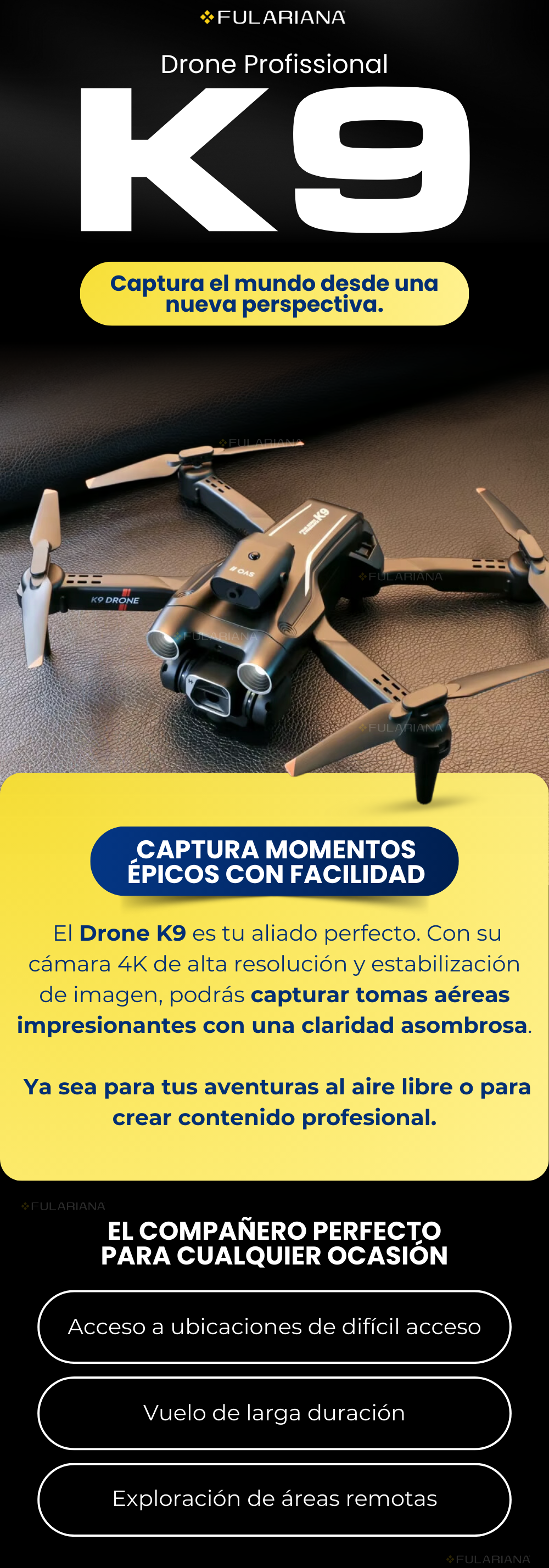 Drone K9 Camara HD 4K 15 1 LP DRONE K9 CAMERA HD VICENTE