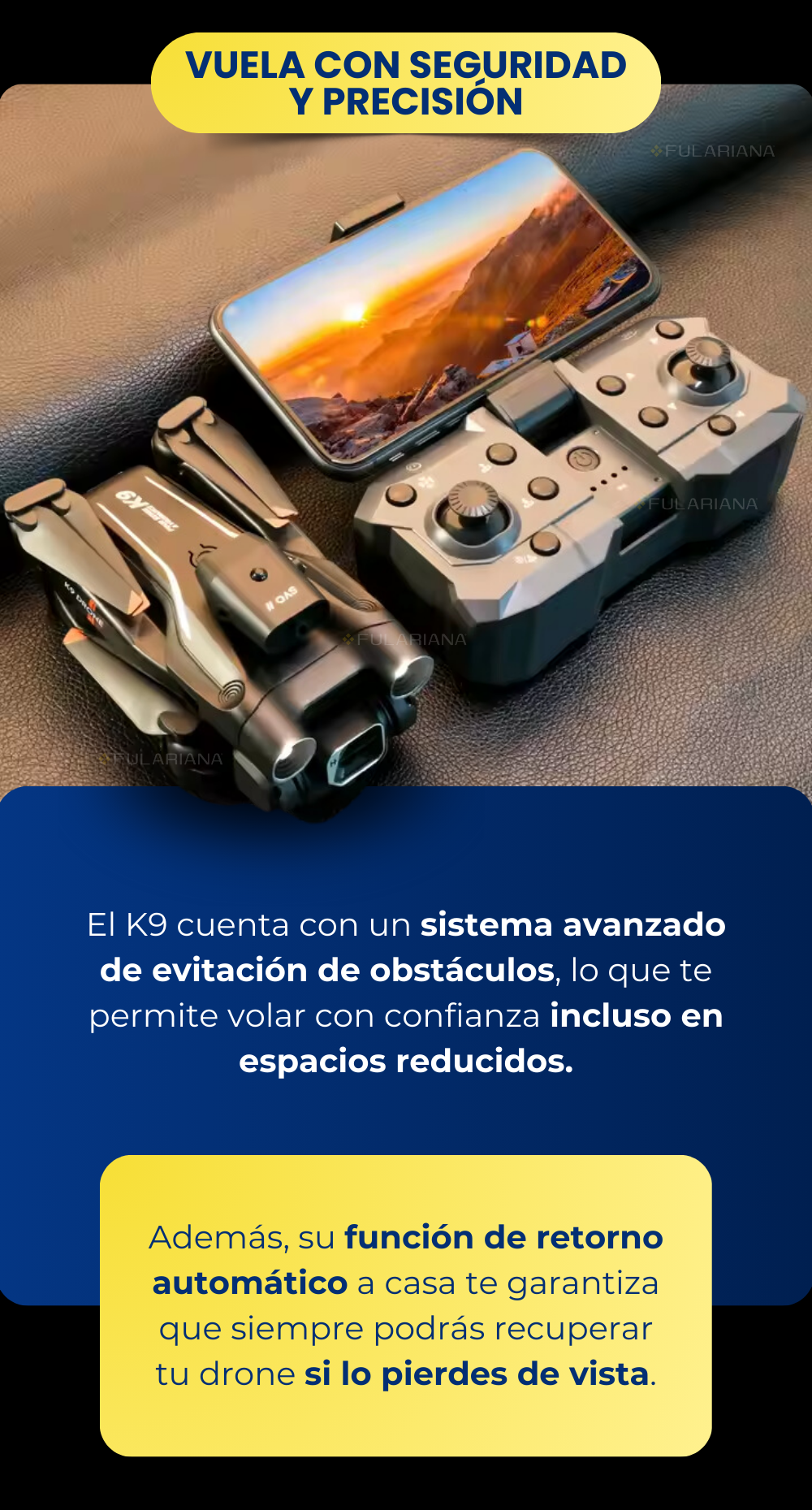 Drone K9 Camara HD 4K 18 2 LP DRONE K9 CAMERA HD VICENTE