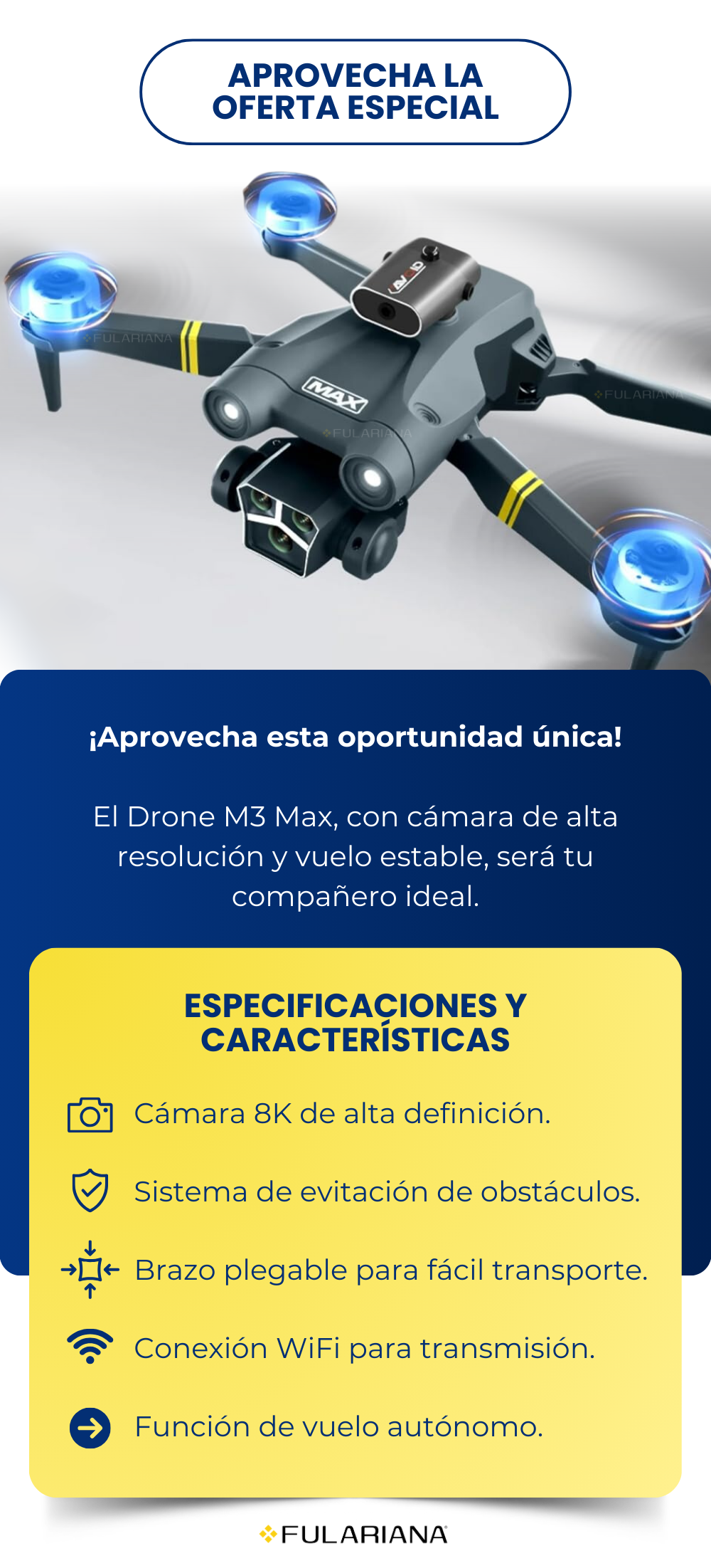 Drone M3 8 3 LP DRONE M3 VICENTE