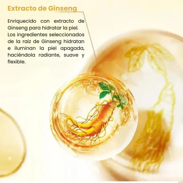 Enriquecido con extracto de ginseng para hidratar la piel. Los ingredientes seleccionados de la raiz de 800x