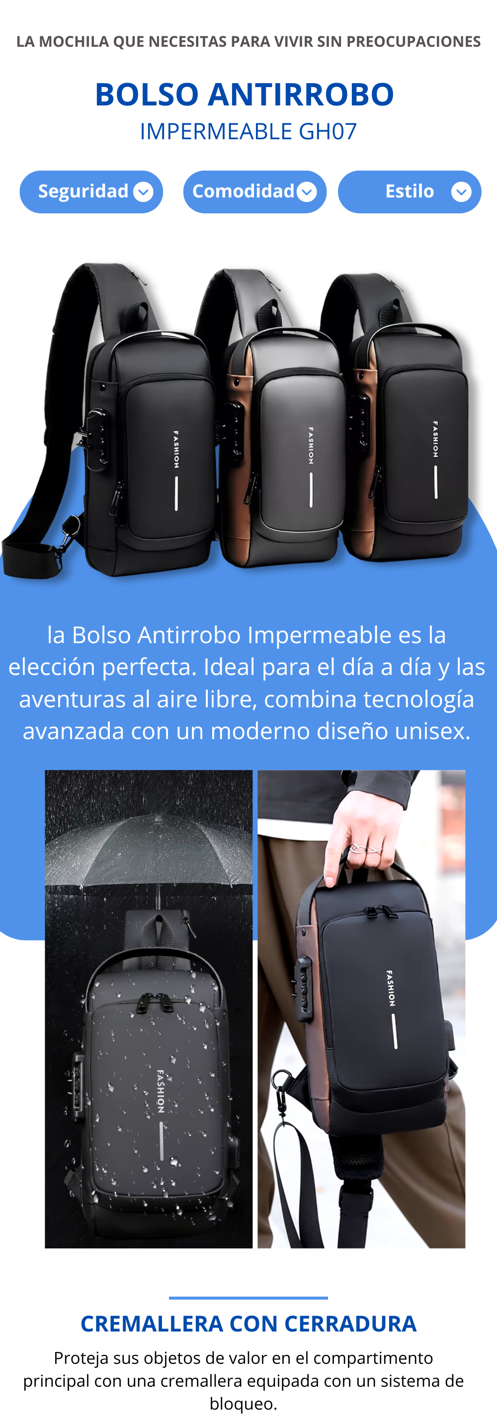 LA MOCHILA QUE NECESITAS PARA VIVIR SIN PREOCUPACIONES
