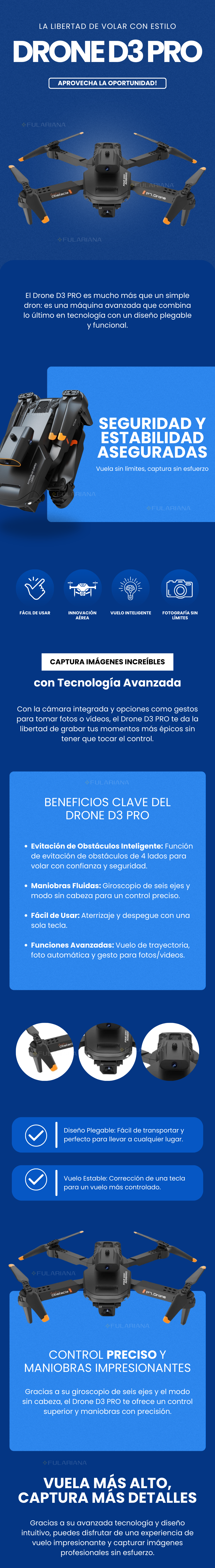 Drone D3 PRO 8 LP DRONE D3 PRO VICENTE