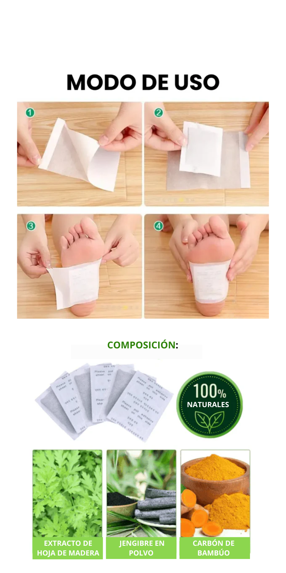 10 Parches Detox Kinoki Para Pies 18 ¡Elimina dolores hinchazon e impurezas de tu cuerpo con calidad y comodidad 1