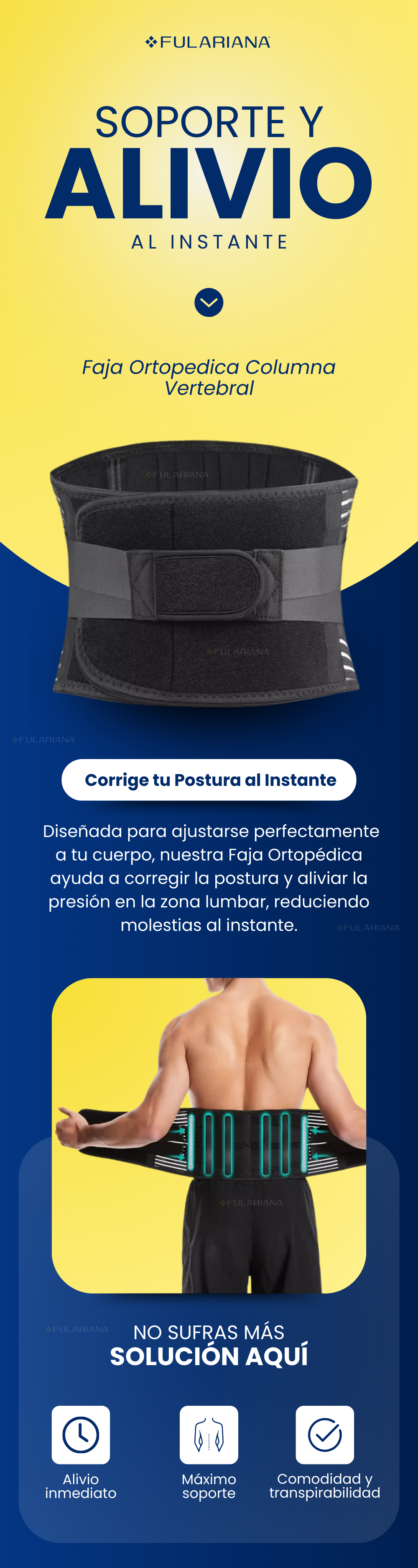 1 LP FAJA ORTOPEDICA VICENTE