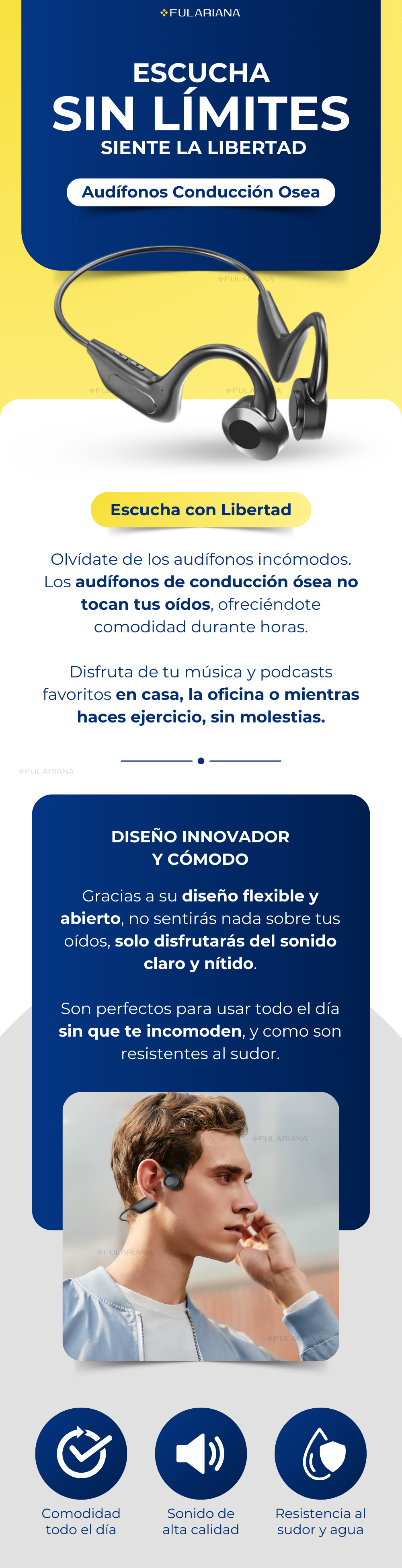 Audífonos Conducción Osea 13 1 LP FONES VICENTE 1