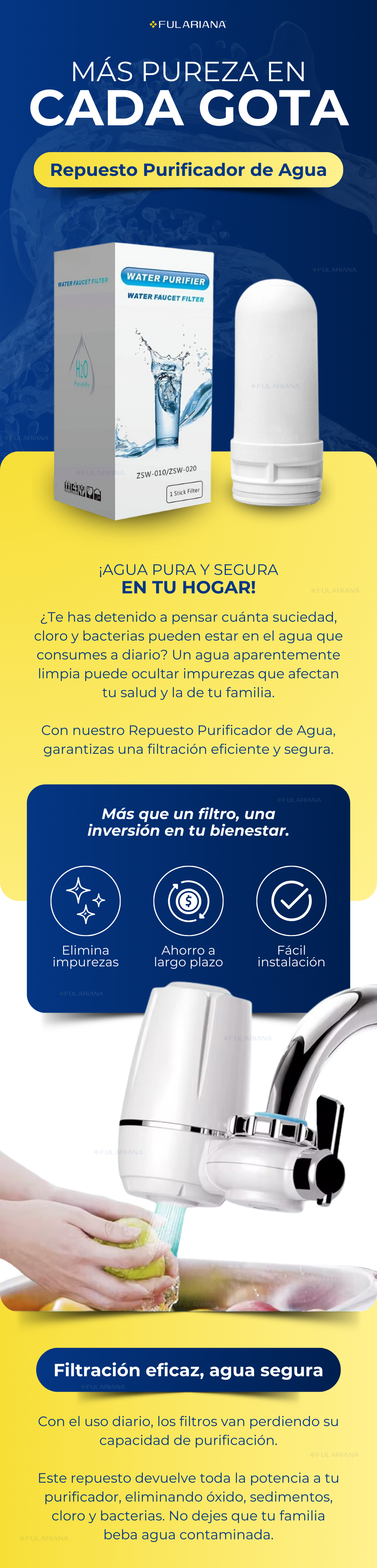 1 LP PURIFICADOR VICENTE