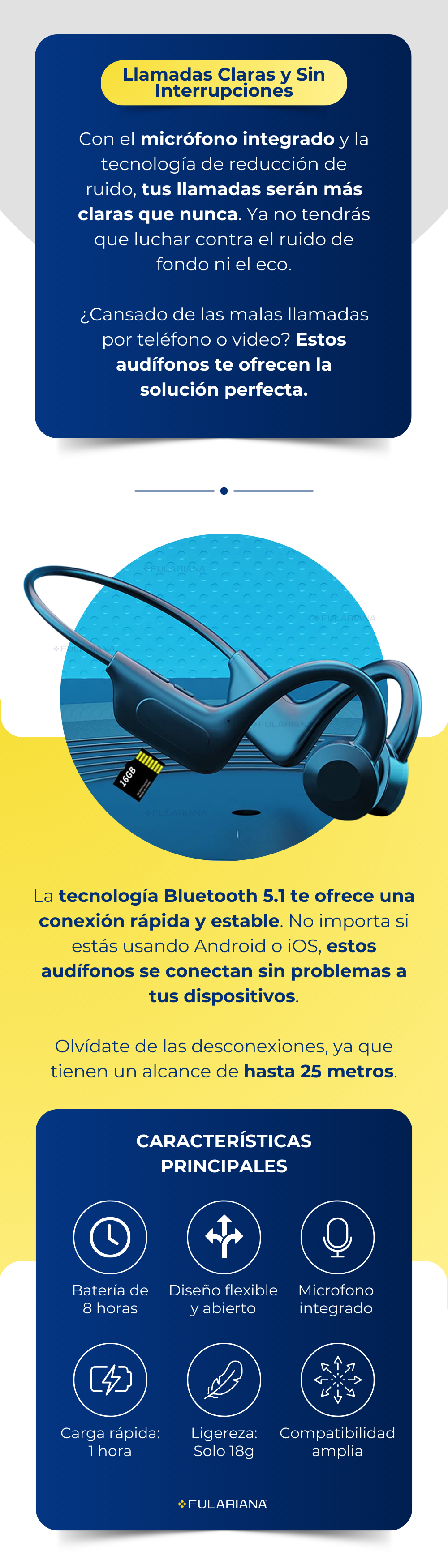 Audífonos Conducción Osea 15 2 LP FONES VICENTE 1