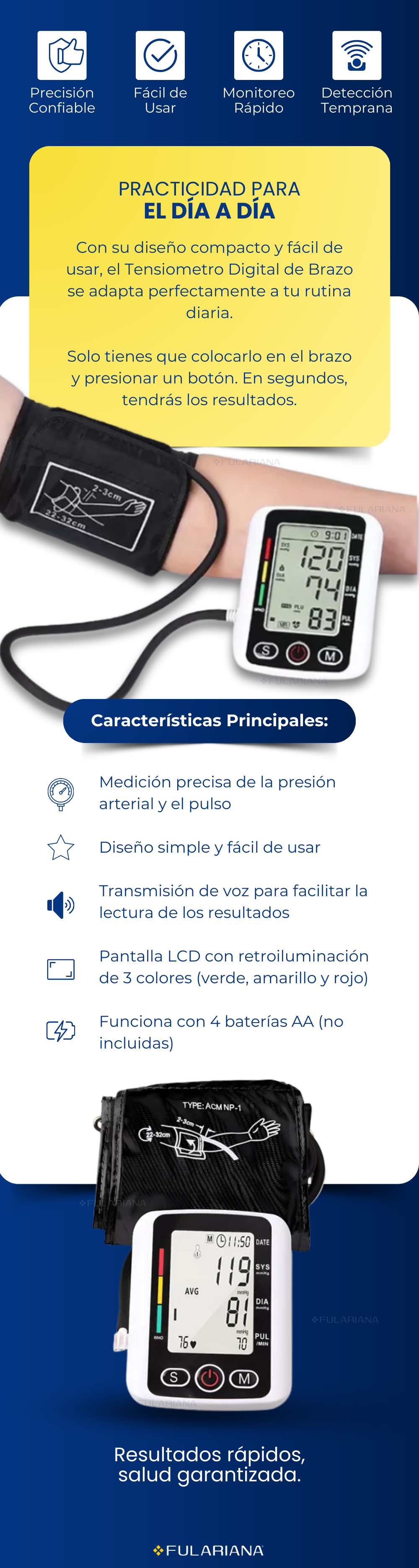 2 LP TENSIOMETRO DIGITAL DE BRACO VICENTE