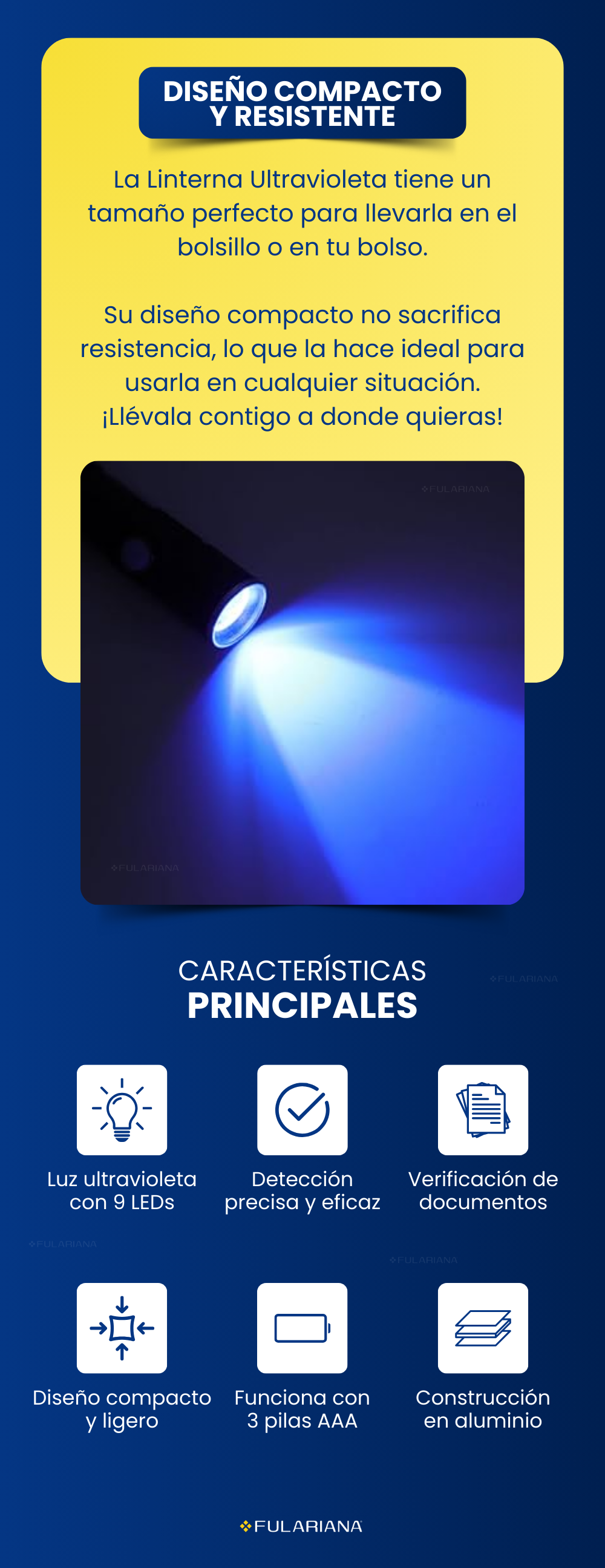 3 LP LINTERNA ULTRAVIOLETA VICENTE 1