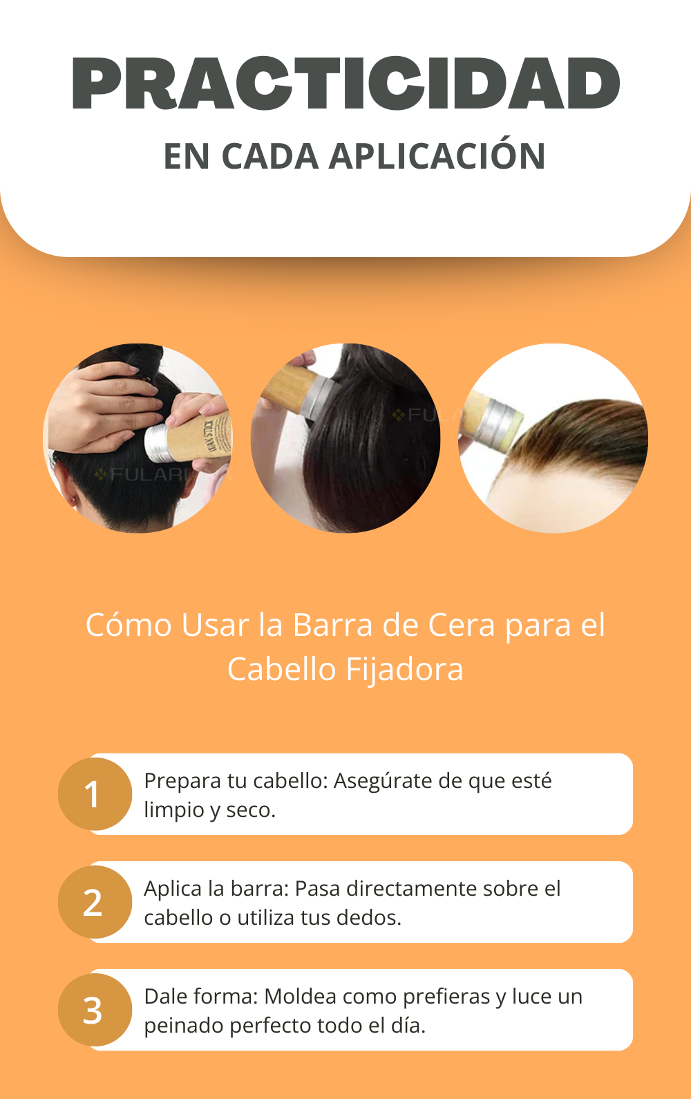 Barra de cera para el cabello fijadora 6 LP BARRADE CERA VICENTE PART 2