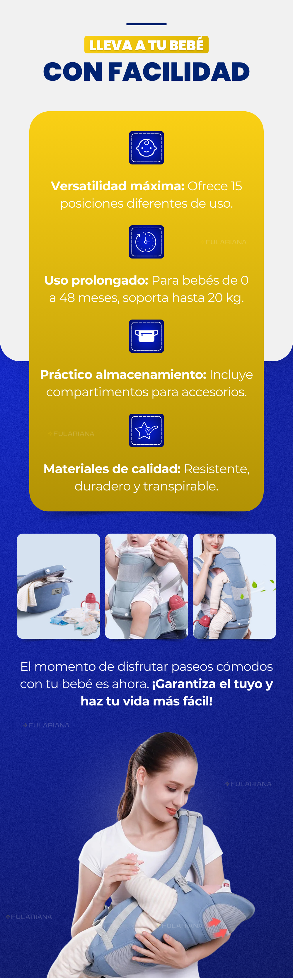 LP2 CARGADOR PARA BEBE VICENTE