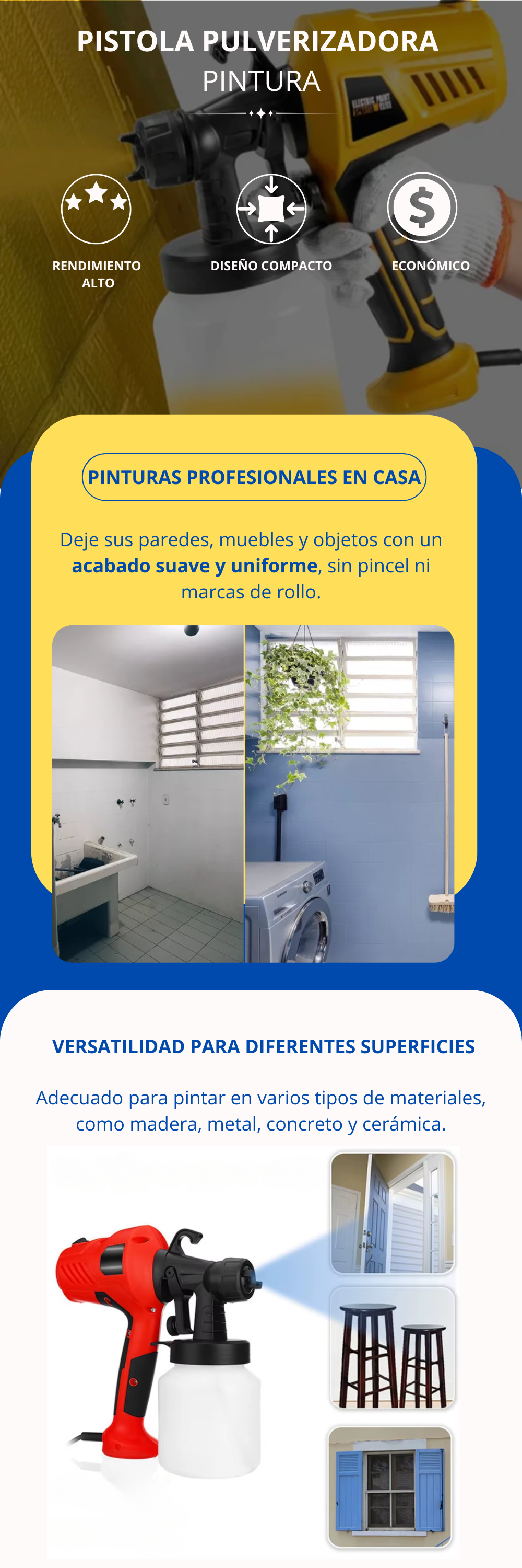 Pistola Pulverizadora Pintura 3 Pistola Pulverizadora Pintura