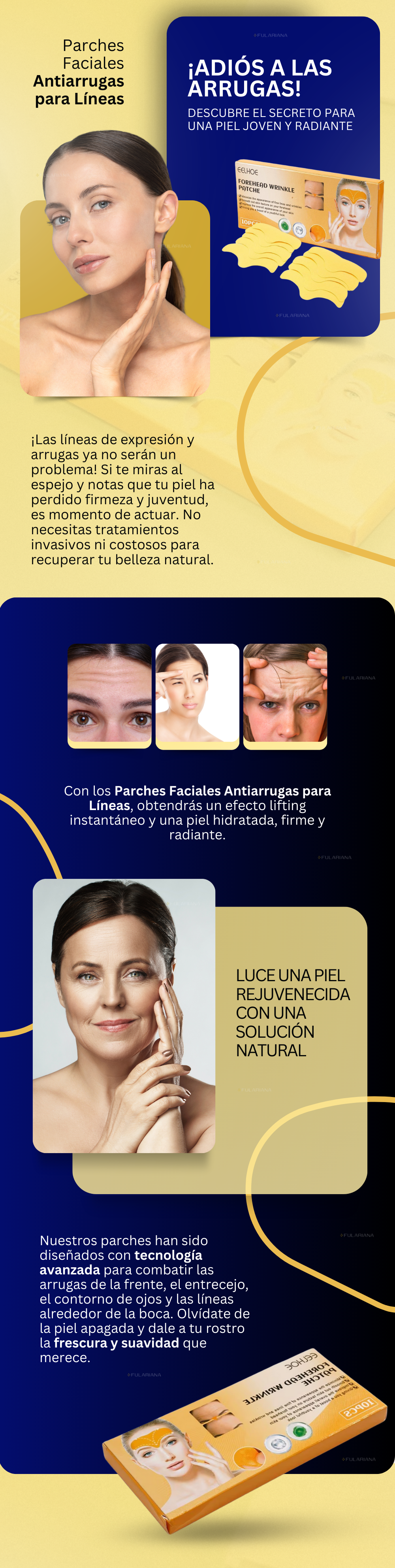 Parches faciales antiarrugas para líneas 13 1 LP PARCHES FACIALES VICENTE PART1