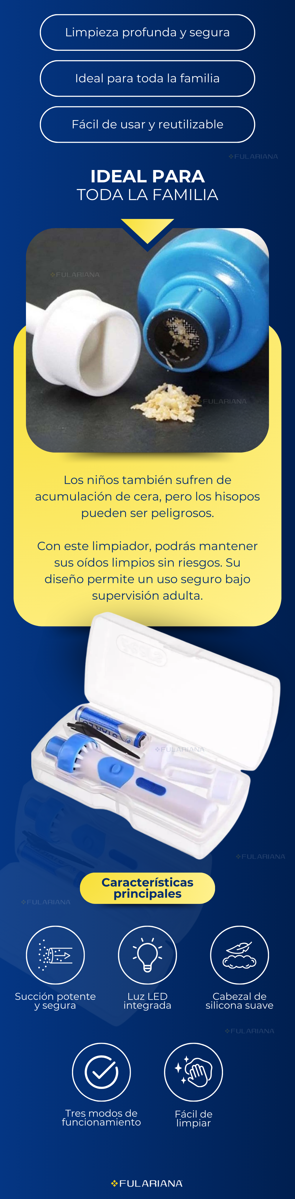 2 LP LIMPIADOR DE OIDOS VICENTE